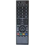 NIJ Remote Control for LED, LCD, Toshiba TV (Black)
