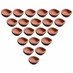 VASU CREATION Handmade Mitti Ke Deepak/Diye/Clay Diye/Diya for Diwali - Set of 11