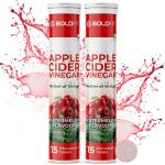 Boldfit Apple Cider Vinegar Tablet with Mother Vinegar ACV Effervescent - 30 Tablets Pack of2