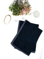 Doctor towels it's safe Unisex Musa - Banana X Cotton Hand Towel Quick Dry Hand Towel 40 X 60 Cm 550 Gsm Pack Of 2 - Blueberry