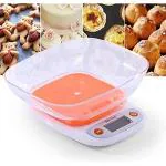 Birudmart Electronic Digital 7 Kg Weight Scale LCD Machine Bowl Scale 7kg / 1g Digital Kitchen Scale