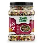 FRESH FINEST Premium Healthy Trail Mix Almonds|Cashew|Raisins|Black Raisins|Pumpkin|Sunflower|Flax Seeds|Healthy Snack|Nuts and Dry Fruits Diwali Gift 250 gram Diwali Gift Jar Pack