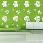 ARandNJ Winter Leaf DIY Reusable Design Polyvinyl Chloride Painting Wall Stencil 16 x 24 inch