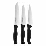 Kai Gift Box Hocho Utility Knife (M) Black Stainless Steel Knife Set (Pack of 3)