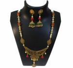 JAYA VISION ENTERPRISES Synthetic Pearl with Big Pendant Fancy Necklace-tg52