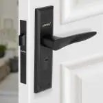 Plantex Heavy Duty Door Lock/8 Inch Main Door Mortise Plate Handle/Handle Set for Home/Office - Door Accessories- (PTP-01 Black)