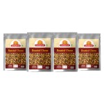 Ghotaram Roasted Bengal gram chhana Bhuna chana channa gram Roasted garbanzo | Roasted Bhuna Chickpea, Bengalgram Not Fried Ready to eat Chana Snack Rich in Vitamins and Minerals-1Kg*4Pack