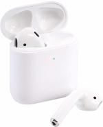 AJFuture Clownfish In The Ear I12S Bluetooth Earbud Headset With Mic Bluetooth Headset, White