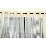 Jiyansh Decor Tissue net Transparent Curtains I Premium Screens for Home Office I Parda for LivingRoom,Bedroom Set of 2 (Size- 5 feet) Beige