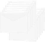 Shining Zon A4 Letter Size Button File Folder with 11 holes Sheet Protector suitable for schools homes offices fillable document organizer bag Pack of 40