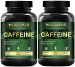 Naturewell Caffeine Capsules Pro, 60 Capsules Each (Pack Of 2)