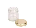 Pure Source India Clear Glass Jars & Containers 41 Ml Small Size41 Milliliters