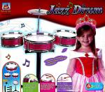 Sanjary Multicolor Plastic Jazz Drum Set - 3 Plus Years