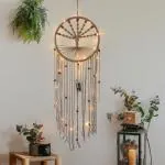DULI Handmade Macrame Dream catcher TreeofLife Wall Hnaging for Home Decoration