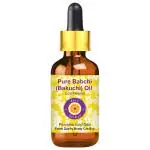 Deve Herbes Pure Babchi (Bakuchi) Oil (Psoralea corylifolia) with Glass Dropper Natural Therapeutic Grade Cold Pressed 30ml