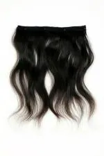 Gara Hair Clip in Hair Extensions, Real Human Hair, 4 Clips & Easy to Use, Suitable for All Hair Types (Natural Black, 12 Inch)