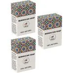 iShilp Moroccan Bath Soap Pack of 4 | Natural Soap for Skin care with Vitamin e | Moroccan Black Soap for Men & Women Pack of 4