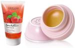 SMART BEAUTY Oriflame Sweden Love Nature Strawberry Face Wash And Tender Care Protecting Balm (2 Items in the set)