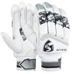 SG Men White Faux Leather, Plastic Batting Gloves Klr Lite RH (Adult RH)