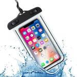 CABTY Universal Waterproof Mobile Cover Case- Plastic Waterproof Phone Pouch, Rain Mobile Cover, Universal Waterproof Phone Case, Cash, Documents, Water Proof Bag for Beach Boating Swimming Water Park for Iphone, Samsung, Pixel, Mi, Moto