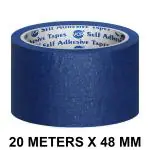 VCR Blue Masking Tape - 20 Meters in Length 48mm / 2