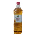 Sips N Bites Cold Pressed Safflower Oil 1 Ltr. Bottle Pack ( Kardai Oil ) Lakdi Ghani