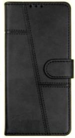 Rawat Mi Redmi 4A Black Artificial Leather Dual Protection Flip Cover