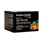 Maria Ross Unisex De Tan Lip Care with Natural Wax Organic Lip Scrub Balm Brightening Dark Lips for Men and Women Dry Lips/Smoker/Chapped Lip & Lipstick Stains Removal Lipcare (LIP SCRUB)