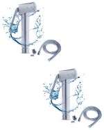 Jet Spray for Toilet Ennius Portable Jet Spray for Toilet - for Multipurpose Use | Portable Bathroom Jet Spray - High Pressure Faucet (Jaq Brass set ) ( Pack of 2 ).