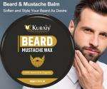 KURAIY NEW Beard & Mooch Wax Pack 1 pcs Hair Wax (100 g)