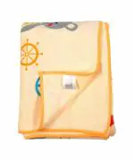 Mee Mee Soft Absorbent Baby Towel with Hood Orange