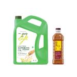 JIVO Cold Press Soyabean Oil 5L + 1L Mustard Oil