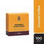 Nion Madras Filter Coffee | 100% Coffee | South Indian Filter & Moka Pot | 100gms / 8+ cups