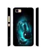 Casotec Cool Headphone Design 3D Printed Hard Back Case Cover for Asus Zenfone 3S Max