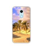 Casotec Cat Heart Tail Design Printed Silicon Soft TPU Back Case Cover for Xiaomi Redmi Note 5