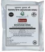 Keshvam Herbals Hina Brown Organic Bhavnagar Henna for All Hair Type Unisex, 25 g (pack of 10)