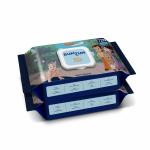 Bumtum Baby Chota Bheem Gentle Soft Moisturizing Wet Wipes With Lid | Aloe Vera & Chamomile Extracts | Paraben & Sulfate Free (Pack of 2, 72 Pcs. Per Pack)