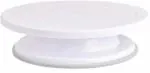 Fitaza Plastic Revolving Cake Decorating Turntable Stand Cake Tools Decorating Plastic Cake Server (Multicolor, Pack Of 1)