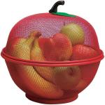ODD M EVEN Apple Shape Net Fruits & Vegetables Basket for Kitchen, Fruit Basket with Net Cover, Fruit and Vegetable Stand Basket, Fruit Net Cover (Multi Colour)