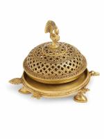 KESHTO Dhoop Dani Brass Tortoise Shape Holder Incense Burner Tortoise Shape Loban Dani Brass Tortoise Incense Burner Dhoop Dani Brass Tortoise Home and Pooja Room Decoration
