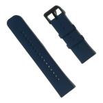 RUPELIK (Blk Steel Lock 20mm Strap Blue) Strap for Samsung Gear S2 Classic / Samsung Active / Samsung Galaxy Active 2, Amazfit Bip Lite / Amazfit Gts, Noise X-Fit 1, Evolve 2, Noise ColorFit Brio, Noise ColorFit Qube, Watch Strap (20MM)