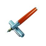 Auteur 2803 ORANGE FP Multicolor Brass Orange Ink Fountain Ink Pen