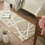 TRIDENT Tempress Stripes Polyester Classic Area Rugs 2 ft (w) x 6 ft (L)