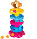 DOMENICO Plastic Educational 5 Layer Ball Drop and Roll Swirling Tower 12 Months - 6 Years