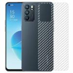 Kite Digital Oppo Reno 6 (5g) Back Screen Protective Film Carbon Fiber Skin Transparent Screen Guard Sticker