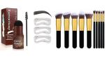 bingeable Eyebrow Stamp Enhancer Stamper Kit Waterproof Premium Synthetic Makeup Brush Set (Set Of 2)