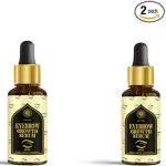 Organicos Eye Brow Growth Serum | Eye Lash Growth Serum | Promotes Appearance of Full, Bold Eyebrows, Cruelty Free (30ml x2) - Pack of 2