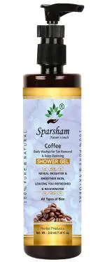 Sparsham Pure Natural Coffee Shower Gel Pack of 1 (210ml)