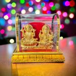 AKIDZONE TOYS ganes laxmi murti for car desbord Best Diwali Item for Gifted Puja Car Dashboard Home Office Temple Decor and Good Looking for car interiear