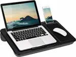 LapGear Home Office Lap Desk with Device Ledge, Mouse Pad, and Phone Holder